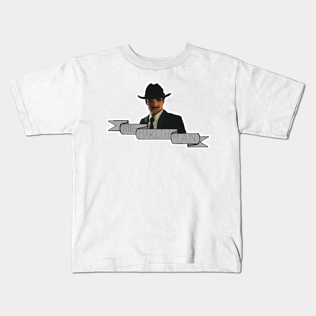 Agent Whiskey (color) Kids T-Shirt by gl_draws_